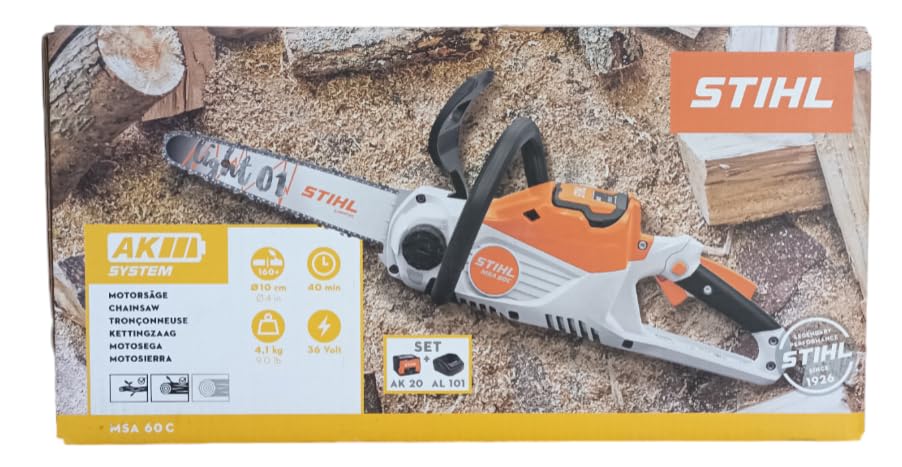 Stihl MSA60.0 C-B Cordless Chainsaw Lightweight and Comfortable to Use - For photo 8