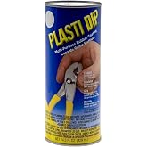 Plasti Dip Original Dip Can, White, 14.5 fl oz, Multi-Purpose Rubber Coating, Peelable Flexible Non-Slip Grip Coating for Tool Handles, Home, Garden, Crafts &amp; DIY Projects