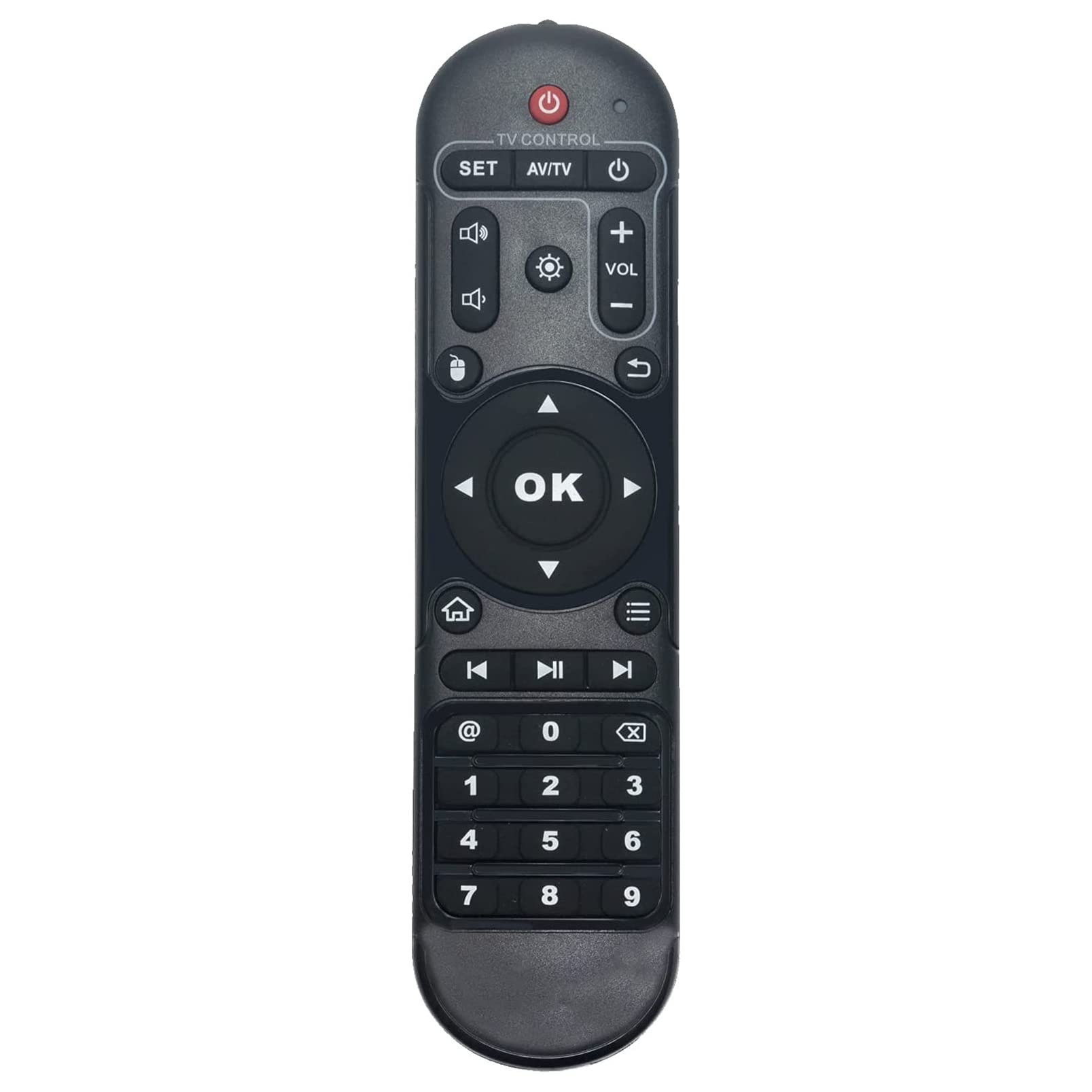 ALLIMITY Replace Remote Control fit for MXQ TV Box T95Q | T9 | T95 MINI | HK1 play | H96 | X96 MINI | X96 MAX | X96 Air | H96 Pro+ | H96 MAX | MX10 | T95M | MX9 | V88 | HK1 MAX | A95X R2