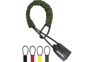 Turnart Steering Wheel Lock Universal Fit Most Vehicles with Seat Belt Buckles Sturdy Lock for Car Truck SUV Van Security with 3 Keys (Green)