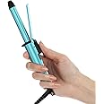 FARERY Travel Size Mini Curling Iron, Dual Voltage 1/2 Inch Ceramic Mini Hair Curler for Short Hair, Infused with Keratin & A