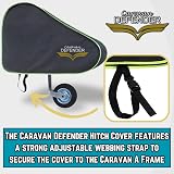 Caravan Defender Tow Hitch Cover Universal Waterproof 62x90cm Dark Grey view 3