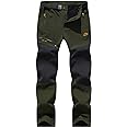 BenBoy Men's Snow Ski Outdoor Waterproof Windproof Fleece Cargo Hiking Pants