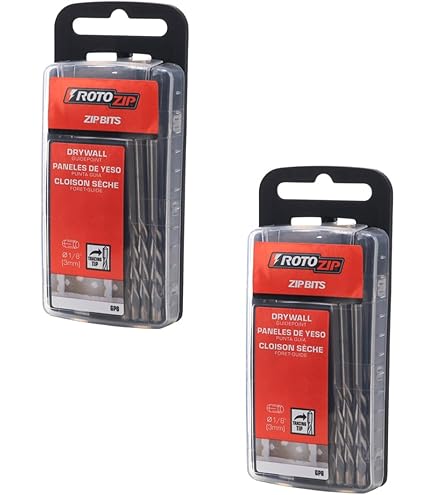 DEWALT DWAPP18020 1/8" Pilot Point Drywall Cut Out Bit – 20 Pack For Outlet & Light Boxes