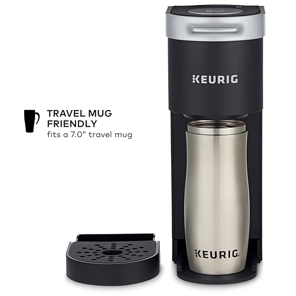 KEURIG K-MINI SINGLE SERVE K-CUP POD COFFEE MAKER, 6 TO 12OZ BREW SIZE, WITH CORD STORAGE, PERFECT FOR SMALL SPACES, BLACK