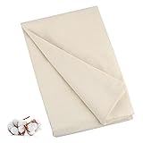 PEASUG 100% Cotton Muslin Fabric, 63 Inch X 5 Yards