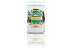 Adeptus Nutrition Gleam & Gain Supreme 60, High-Fat Horse Supplement for Skin, Coat, Weight Gain, Maintenance, Conditioning, Equine Feed Topper for Working, Performance, Senior, Underweight Horses