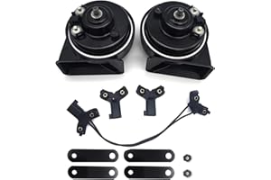 FQMY Car Horn Compatible with ford, 12V 128db High/Low Special Interface Auto Horn 12V Loud Dual Tone Electric Snail Horn Waterproof