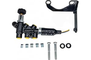 SY-PARTS Universal Combination Proportioning Valve and Mounting Bracket Lines Kit with Adjustable Knob Fit for Wilwood Style Universal Brake Proportioning Valve 260-13190 260-11179