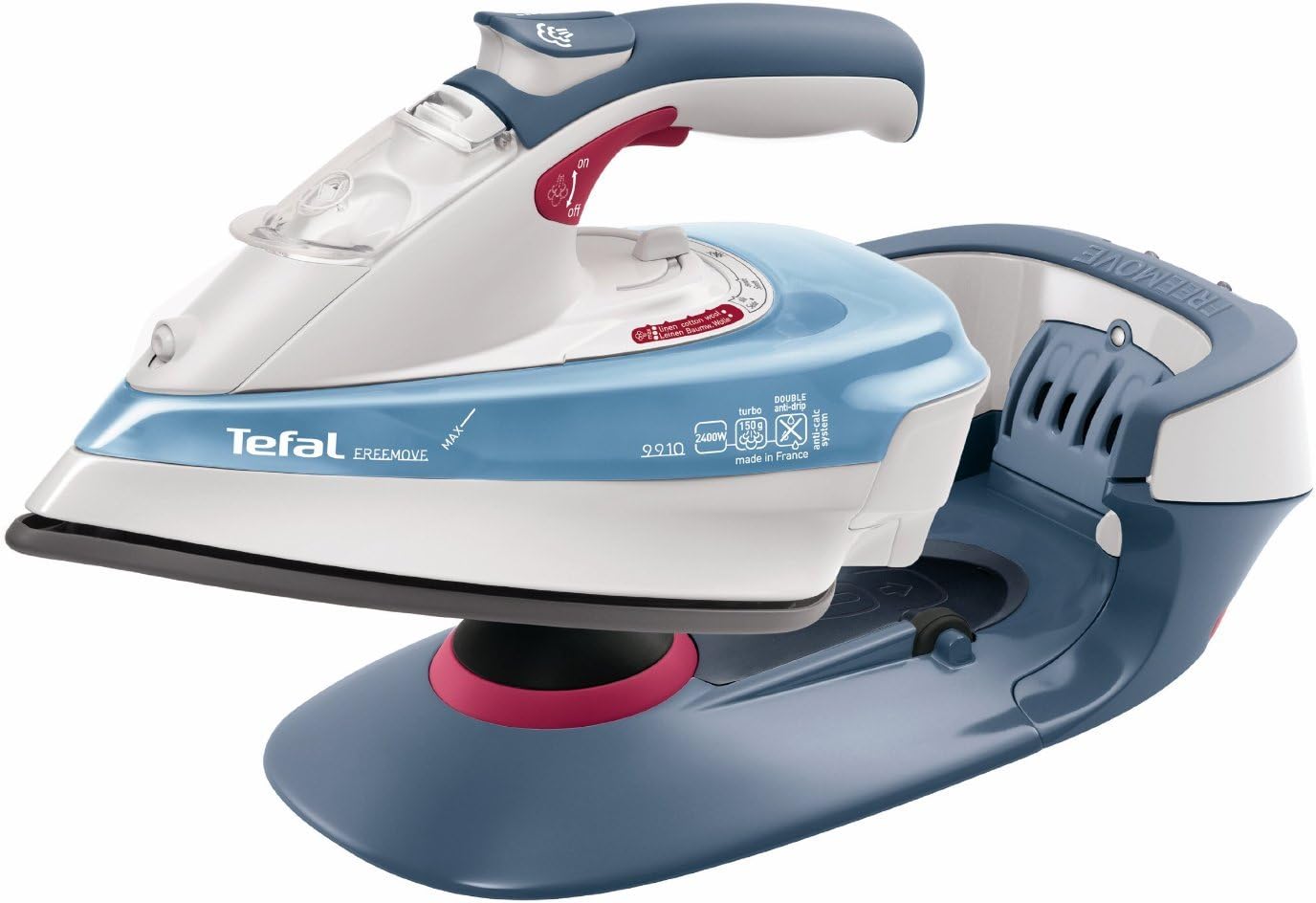 Tefal FV9910 Freemove - Plancha sin cable, 2400W, cargas ...