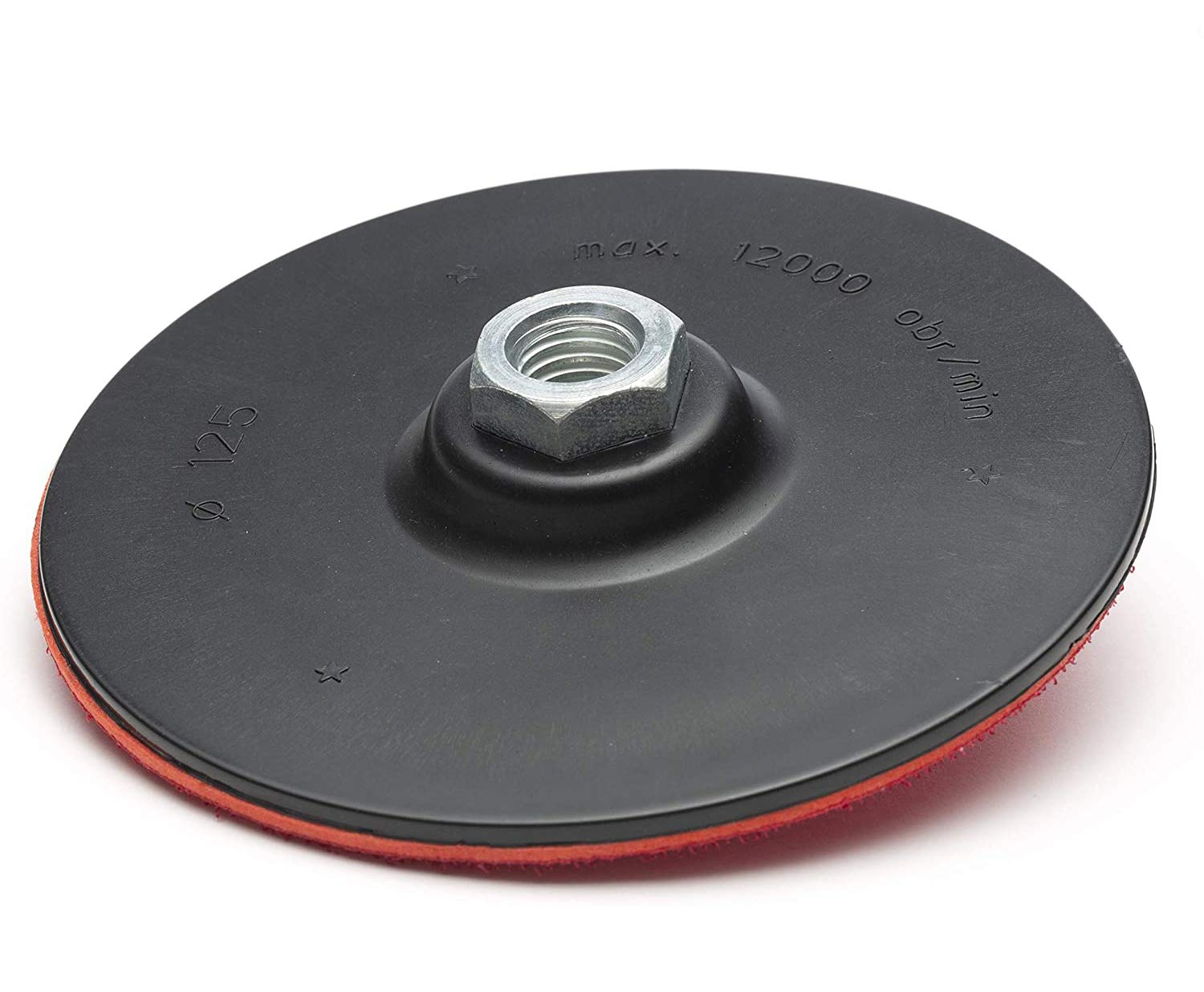 Glass Polish 5 inch (125mm) Rotary Hook and Loop Backing Pad with M14x2 Thread for Rotary Polishing Machine - GP12629