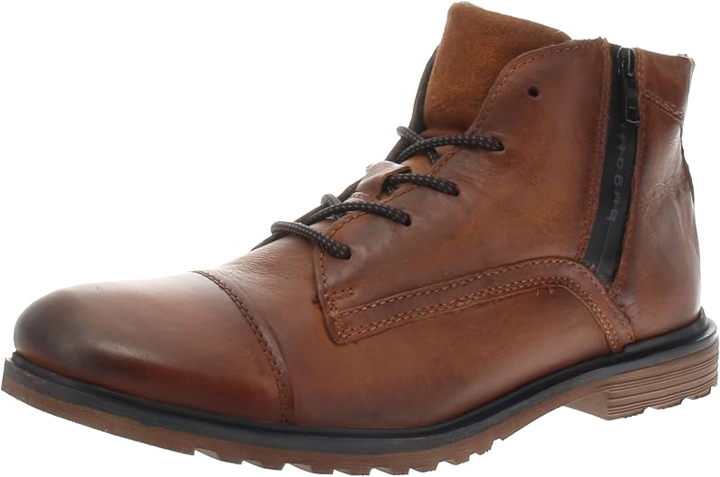 Bugatti 321-a0u3l, botas de revestimento frio masculino, conhaque, 42 ue largura