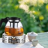 YZDZSW Stainless Steel Teapot Warmer 15cm Base Coffee Tea Milk Heat Stand view 7