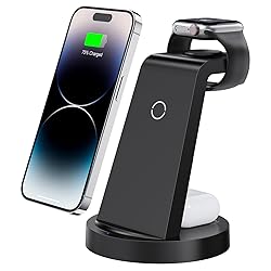 3 in 1 Charging Station for iPhone, Wireless