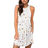 HiMONE Vacation Dresses for Women 2025 Summer Dress Women's Casual Sundresses Casual Beach Petite Sun Dress XS-2XL
