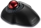 Kensington Orbit Wireless Trackball Mouse with Scroll Ring K70992WW Black