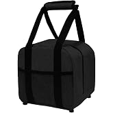 Colaxi Bowling Ball Bag Single Bowling Tote &ndash; Oxford Cloth Carry Case for 1 Ball, Fits Size 10, Lightweight with Foam Holder, Front Mesh Pocket &ndash; for Gym Outdoor Sports &ndash; 8.66 x 8.66 x 8.66 Inch