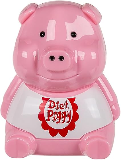 Ootb Cochon De Regime En Plastique Pour Le Frigo Avec Senseur De Lumiere Son Rose 10 Cm Amazon Fr Cuisine Maison