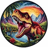 Dinosaur Latch Hook Rug Kits Latch Hook kit Cushion Blanket Embroidery Craft Kits for Beginner DIY Latch Hook Carpet Rug Kit with Printed Canvas Hobby & Craft 60x60cm