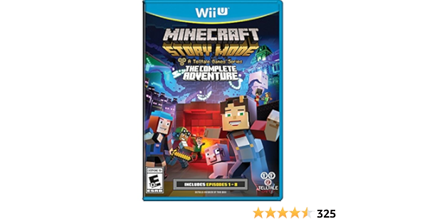 Amazon Com Minecraft Story Mode The Complete Adventure Wii U Telltale Games Video Games