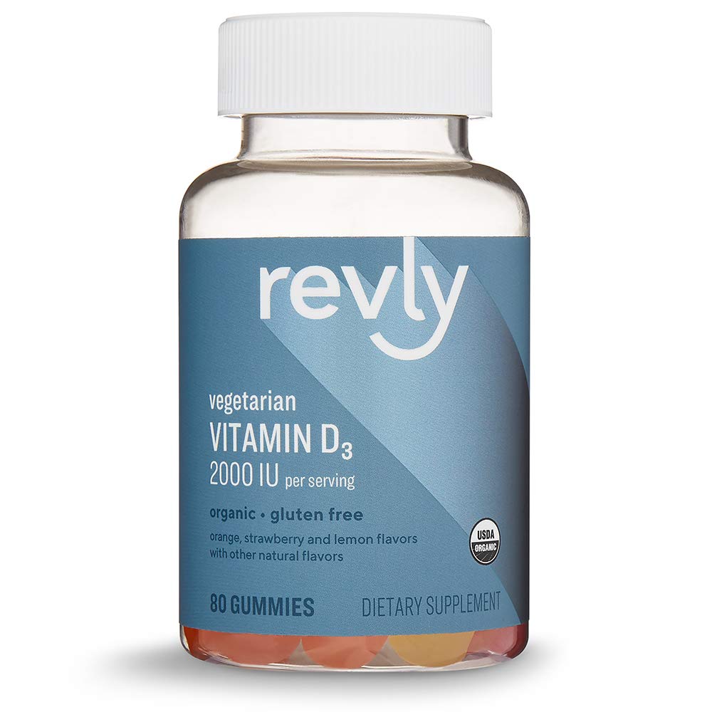 Amazon Brand Revly Vitamin C 250mg, 70 Gummies, 35Day