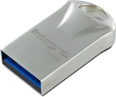 Integral 32GB USB 3.2 Gen 1 Flash Drive Fusion Metal Casing 70MB/s Speed