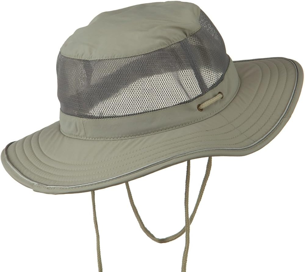 e4Hats Big Size Talson UV Mesh Bucket Hat at  Women’s Clothing store