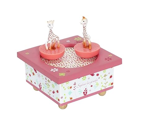 Trousselier T95061 Sophie, die Giraffe, Dreh-Spieluhr