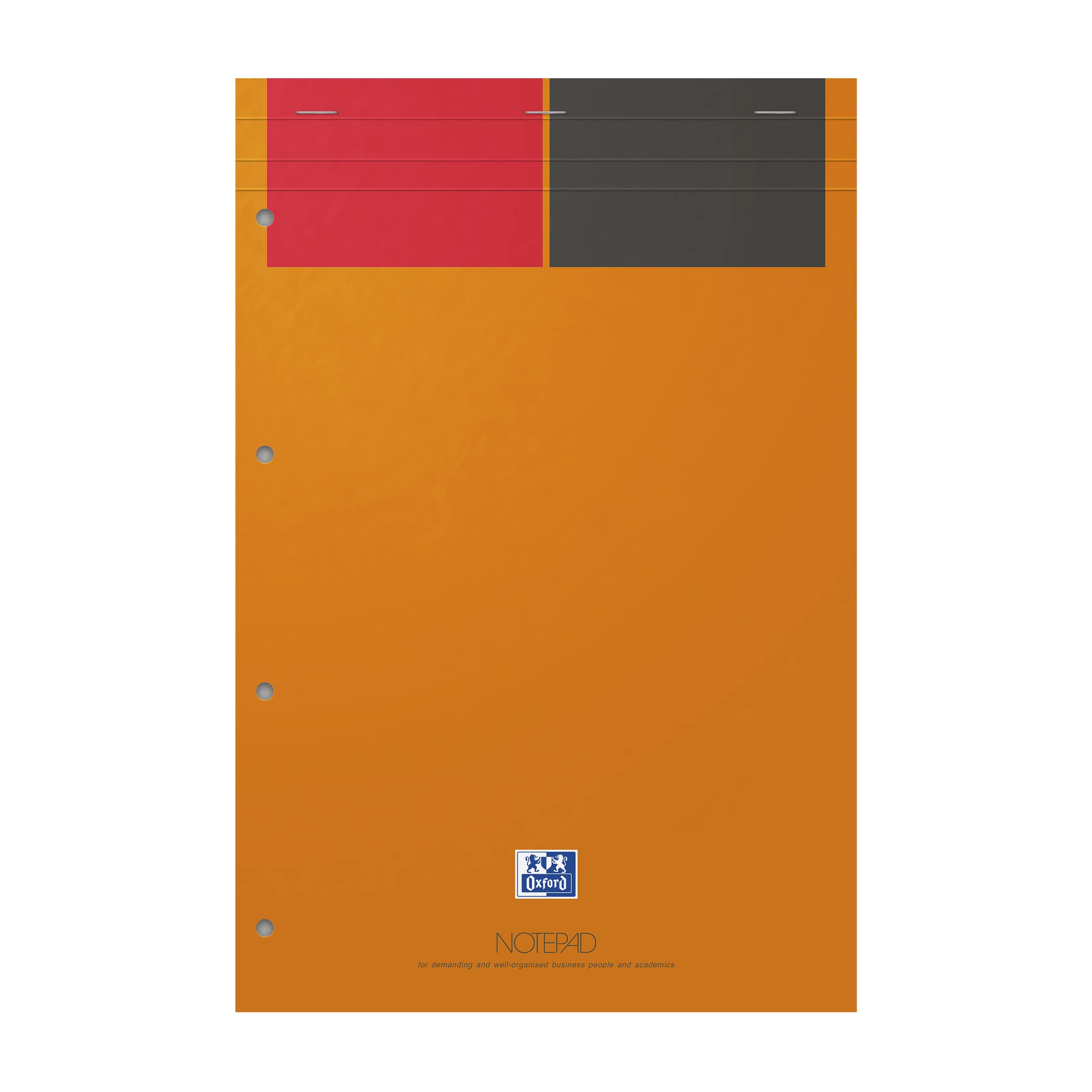 Oxford International A4 Card Cover Refill Pad - Orange/Black/Red — image 1