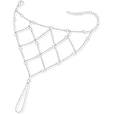 Suyi Gold/Silver Hand Chain Bracelet Ring Bracelet Rhinestone Finger Ring Bracelets