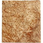 Docynia Delavayi Burl Veneer Sheet - 16x19 Inches, Exotic Mountain Apple Tree Wood with Unique Burl Patterns for Fine Woodworking, Crafting, Inlay Projects, and Gift Box Veneering