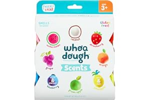 Chuckle & Roar - Whoa Dough Scents - Tactile Kids Dough - Fun Arts and Crafts Time for Preschoolers - Safe Formula for Kids - 8 Colors - Ages 3 and Up