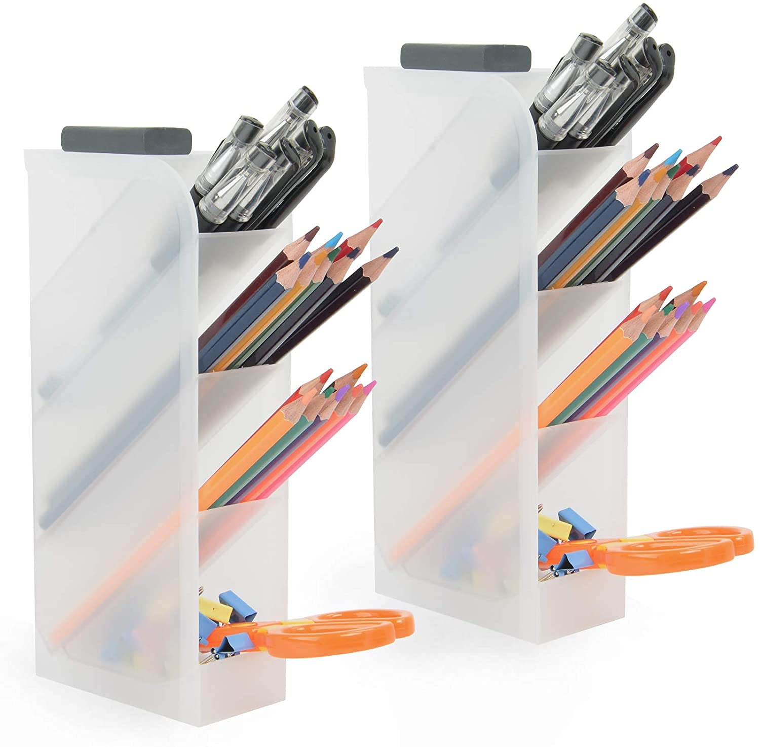 SHREYAGN Desk Pen Pencil Organizers for Office Supply Makeup Stationery