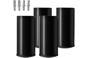 Skuehod 5 Inch Metal Bed Legs Replacement for Electric Adjustable Bed Base Frame Set of 4