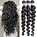 6A Brazilian Virgin Hair 3 Bundle 50G/Pcs Loose wave Human Hair Virgin Hair Extension Unprocessed Brazilian Virgin Hair