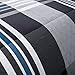 Ink+Ivy Nathan Full/Queen Comforter Set Teen Boy Bedding - Grey, Plaid – 3 Piece Bed Sets – 100% Cotton Yarn Bed Comforter