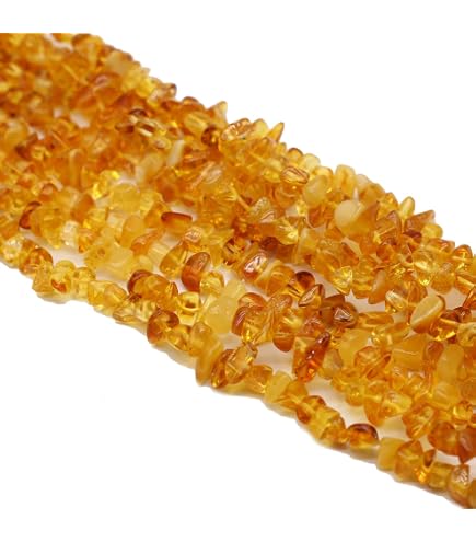 Perle D’ambra Baltica 6-8mm Forate – Pacco Sfuso Per Bigiotteria Fai-da-te - 2