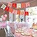 PBPBOX Happy Birthday Party Decorations with Happy Birthday Banner, 30PCS Birthday Balloons, 12PCS Hanging Swirls, 66FT Curling Ribbon, Hand Pump for Girls Birthday Party Decor