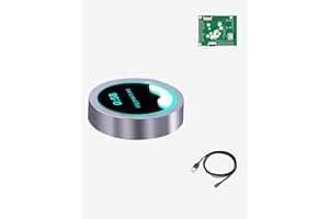 ESP32-S3 2.1 Inch 480×480 Round IPS TFT Knob Touch Display Rotary Encoder for Ardui-no LVGL WiFi BLe Uart Smart Module (Silve