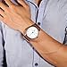 CUCOL Men's Watch with Date Analog Brown Nylon Band