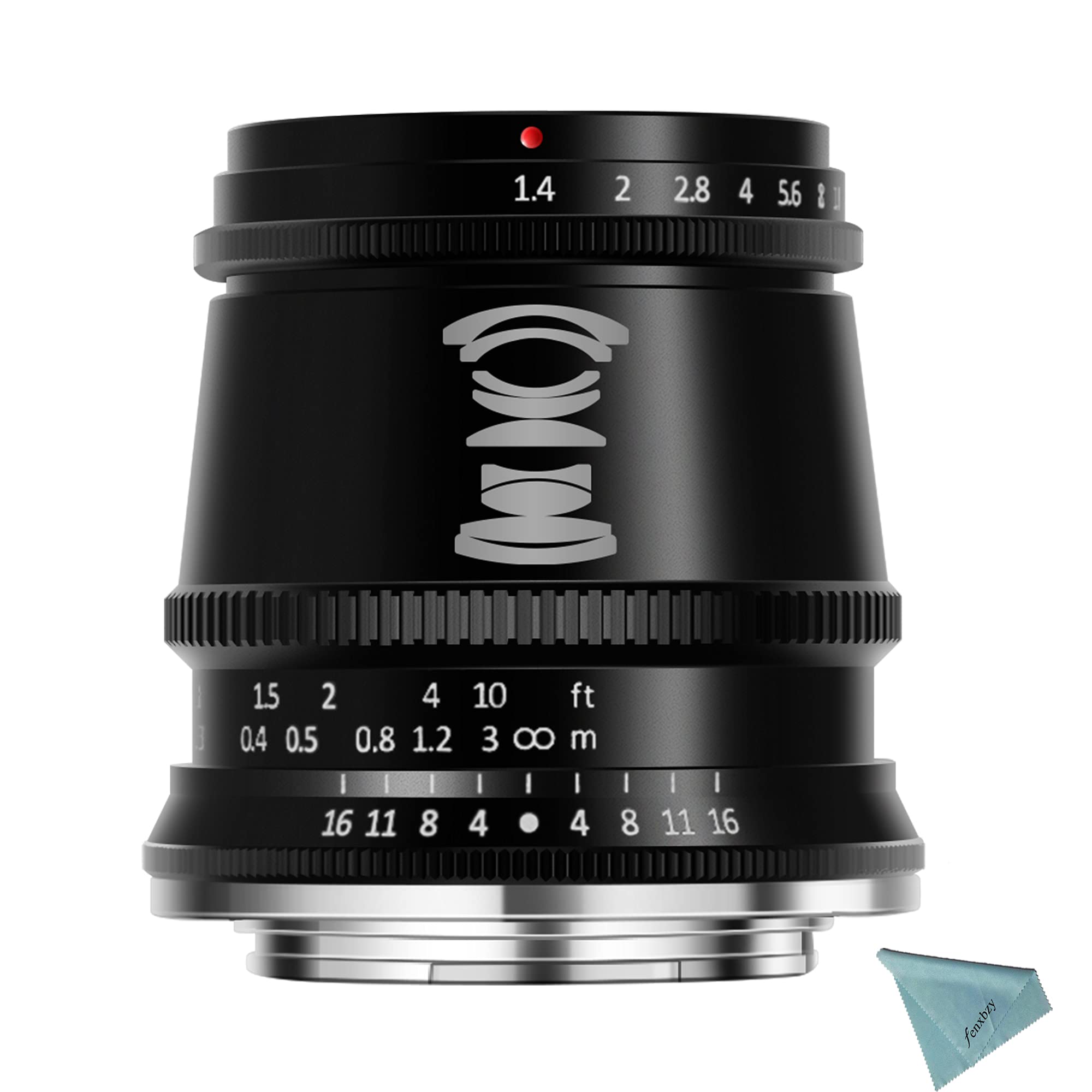 TTArtisan 17 mm F1.4 APS-C Wide Angle and Large Aperture Camera Lens for M43 Mount