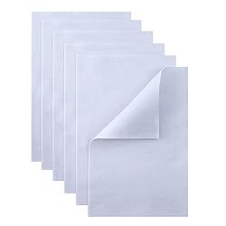 HaoFeiJH White Felt Sheets - 6PCS Soft Felt Squares