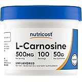 Nutricost L-Carnosine Powder 50 Grams (100 Servings) - Non-GMO