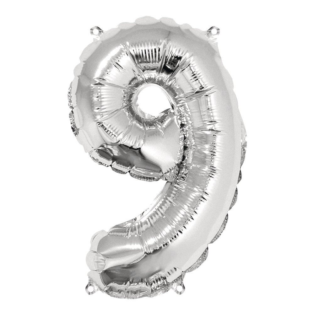 Rayher 87041606 Foil Balloon Number 9 "