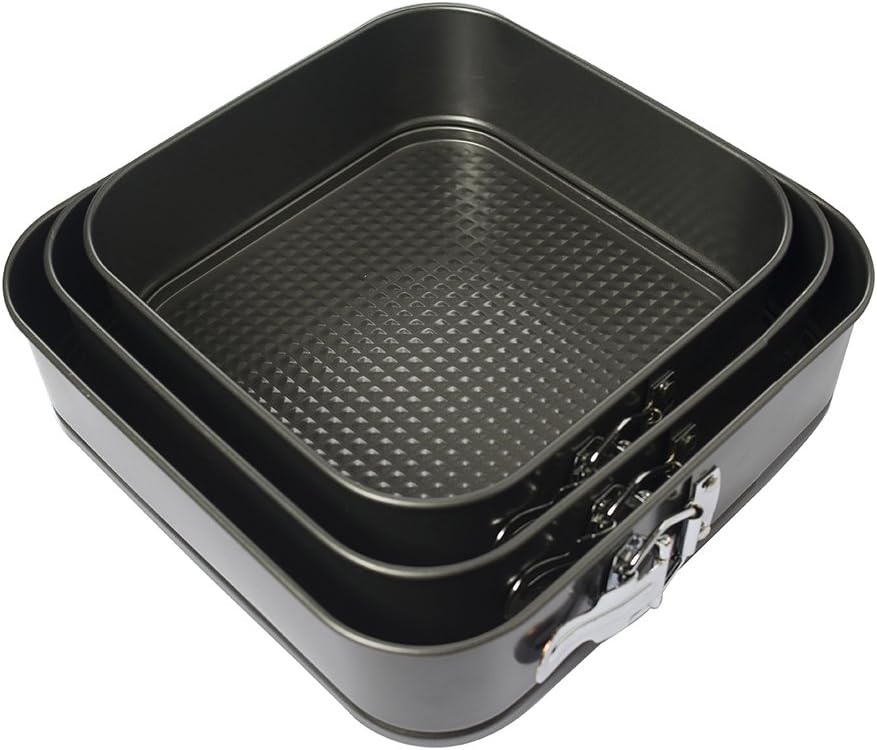 CKBAKIE Springform Cake Pan Nonstick Carbon Steel with Quick Release