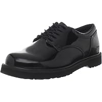 Amazon.com | ROCKY High-Gloss Dress Leather Oxford Shoe, Black, Size 3(WI)  | Oxfords