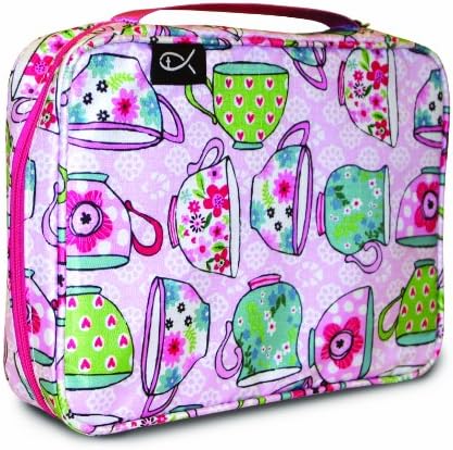 Bible Cover Basic: Extra Large (Teacup - Pink Paisley)