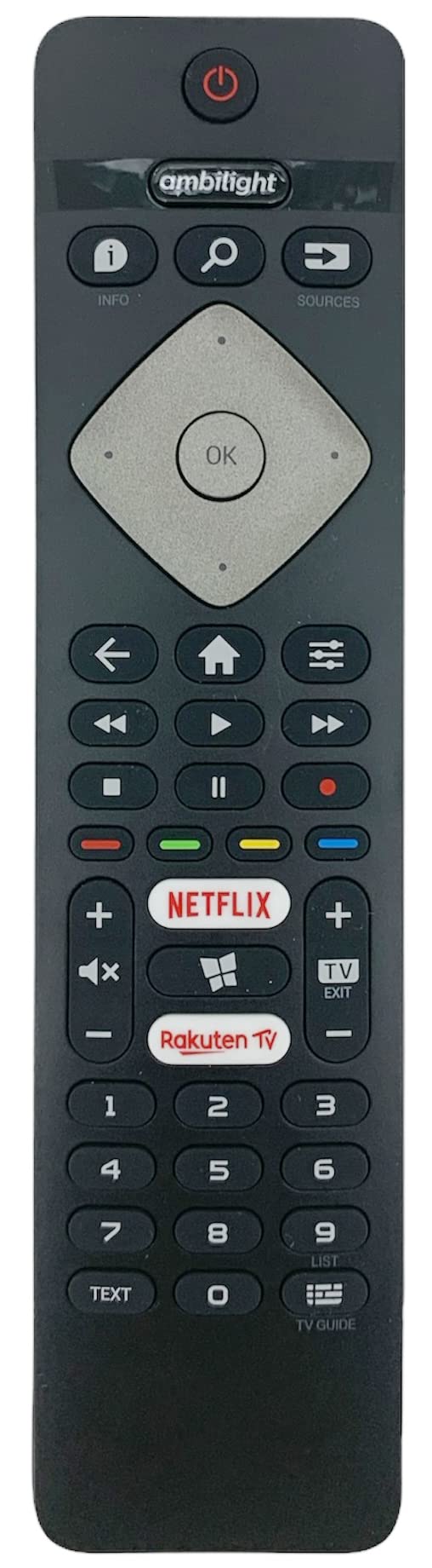Replacement Remote Control Compatible with Philips 996599001511 2019 Smat LED TV