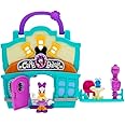 Disney Store Official Daisy Duck Café Daisy Playhouse Toys Play Set - Interactive Play House Junior Mickey Mouse Toys - Poseable Daisy Figure, 15-Piece Set, Perfect for Toddlers