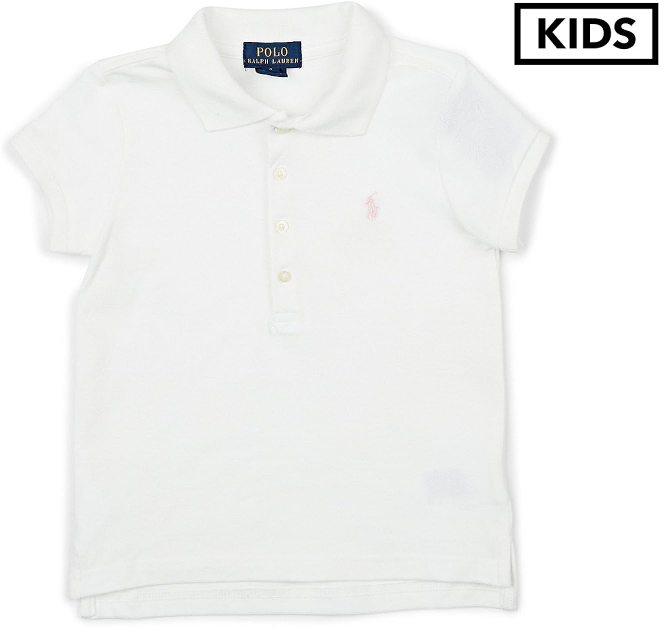 kids white ralph lauren shirt